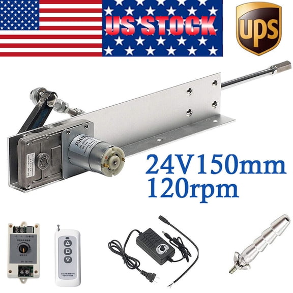 Reciprocating Cycle Linear Actuator DC 24V Gear Adjustable Telescopic Motor