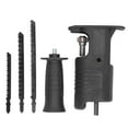 Reciprocating Saw Attachment Kit for Cordless Drill with Blades for