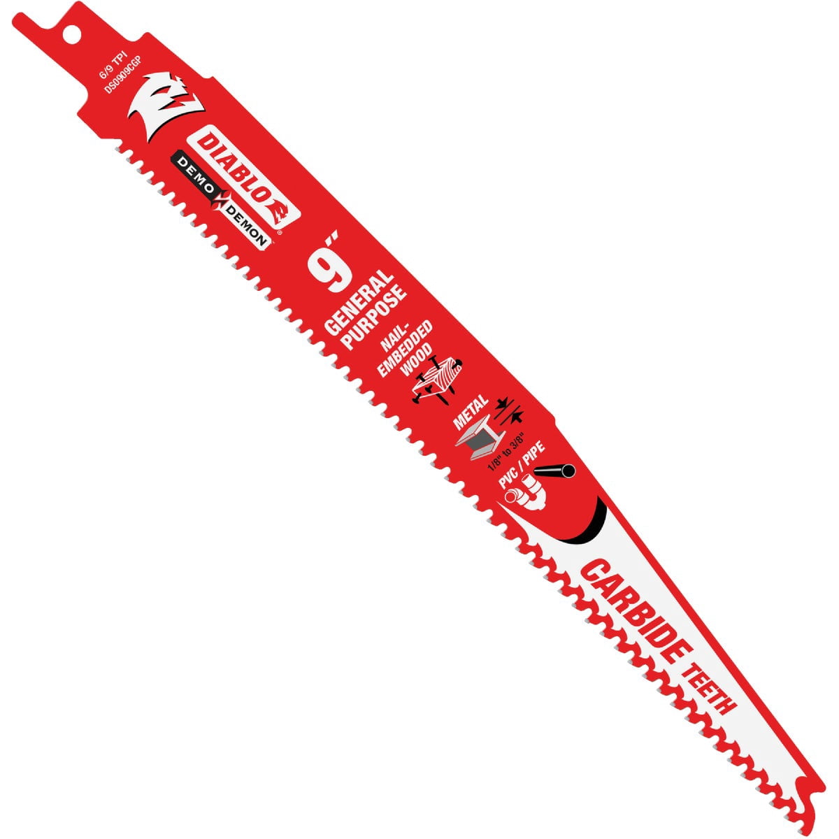 Reciprocating Saw Blade 9 L PK3