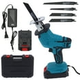 thumbnail image 1 of Reciprocating Saw Cordless, 15000mAh Battery Power Cordless Saw, 0-3000 SPM Variable Speed, 4 Saw Blades & Fast Charger Electric HandHeld Saws for Wood/Metal/PVC Cutting, 1 of 7