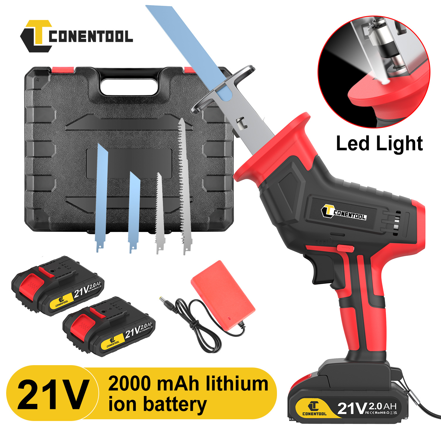 Reciprocating Saw Noload Speed 3800rpmElectric Hand Saw Sawzall, 4