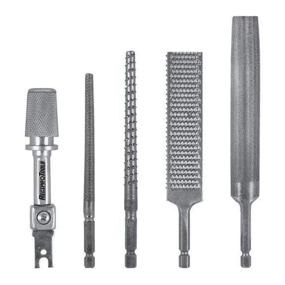 Reciprotools RCT-5PC-FK 5 PC Wood and Metal Filing Kit for Recipro