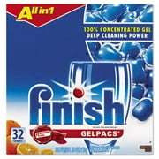Reckitt Benckiser Dish Detergent Gel Packs - Orange - 32-Box
