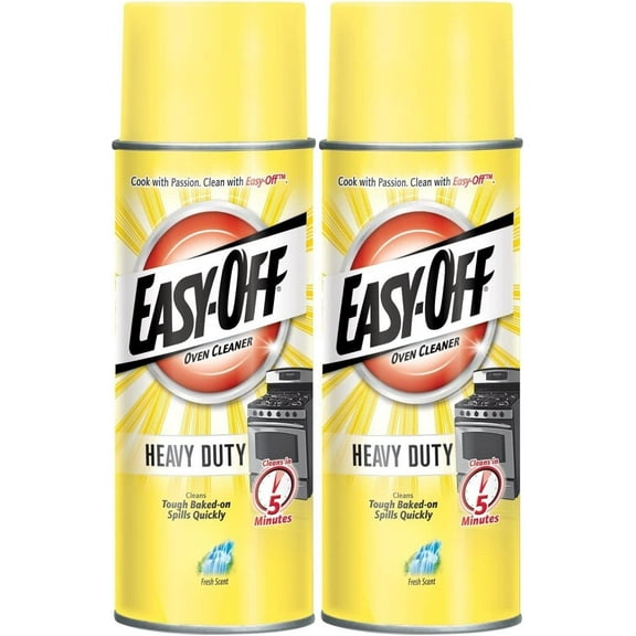 Reckitt Benckiser Easy-Off Heavy Duty Oven Cleaner, Regular Scent 14.5 oz Can - Pack of 2