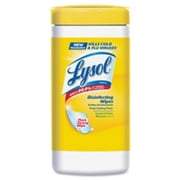 Reckitt Benckiser RAC77182CT Disinfecting Wipes-80 Wipes-Tub-6 Tubs-CT-Lemon-Lime Blossom