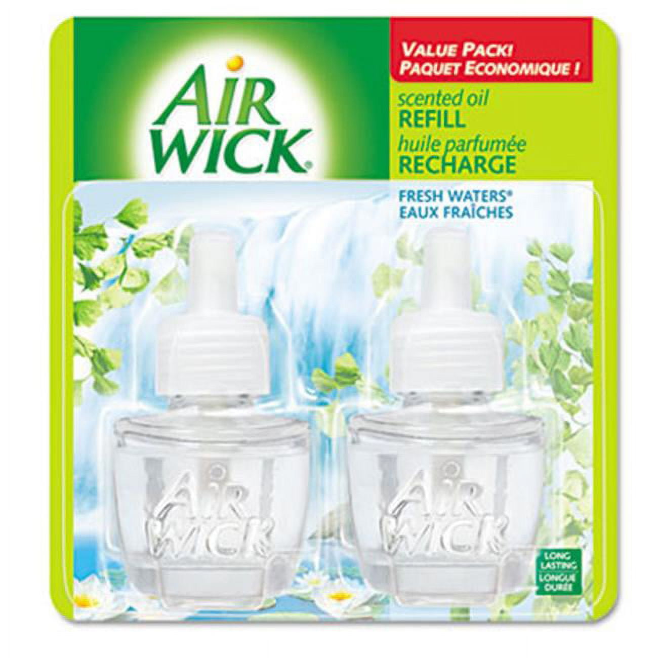 Scented Oil Refill, Fresh Waters, .67oz, 2/Pack, Sold as 1 Package Scented Oil Refill, Fresh Waters, .67oz, 2/Pack, Sold as 1 Package