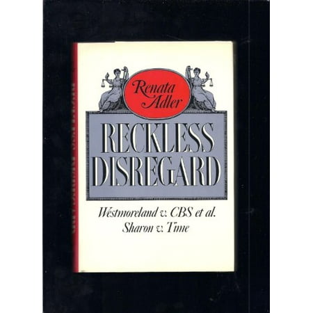 Pre-Owned Reckless Disregard (Hardcover) 0394527518 9780394527512