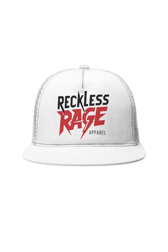 Reckless Rage Flat-brimmed Mesh Cap With Box