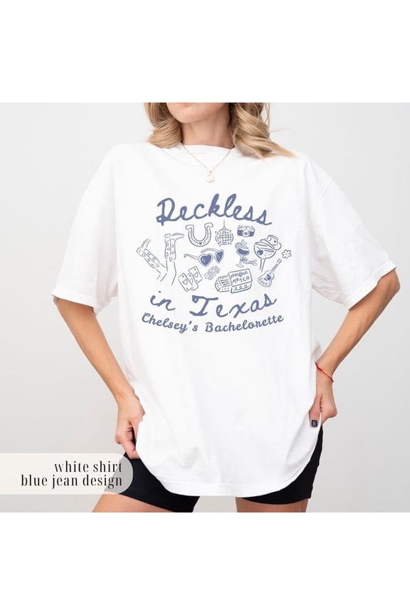 Reckless in Texas Bachelorette Shirt, Western Cowgirl Last Rodeo Tee, Comfort Colors®, Girls Trip (1)