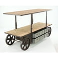 thumbnail image 1 of Reclaim Metal Wood Storage Cart, 1 of 4
