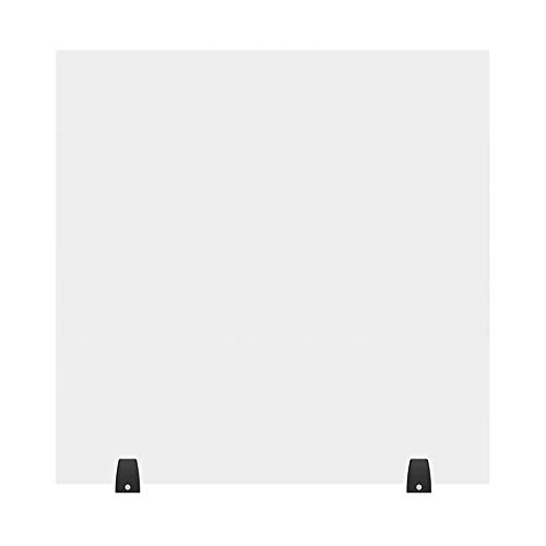 Reclaim Sneeze Guard Desk Divider 30" x 30" Tabletop, Clear