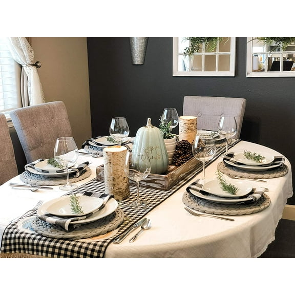 Reclaimed Grey 13" Charger Plates (6)