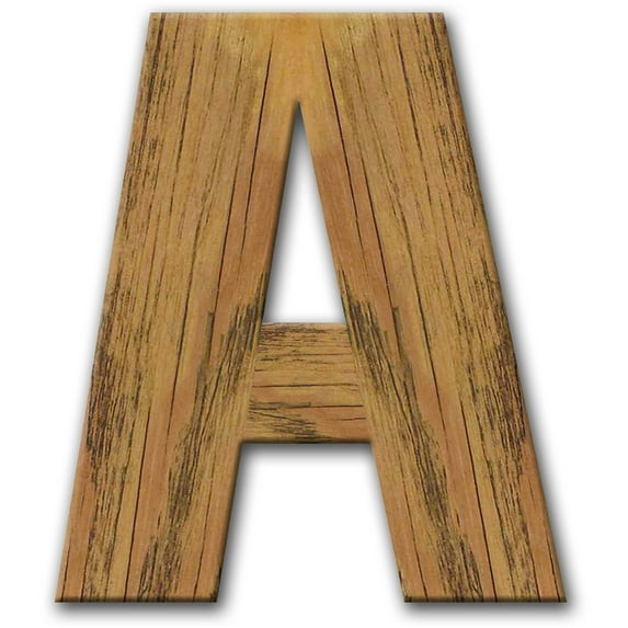Reclaimed Personalized Monogram Letter, Choose Your Initial