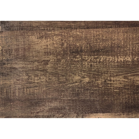 Reclaimed Wood Look Finish | Suitable for Office, Den as End Table | Offers Stability with Solid X Frame