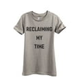 thumbnail image 1 of Reclaiming My Time Women's Fashion Relaxed T-Shirt Tee Heather Tan Small, 1 of 3