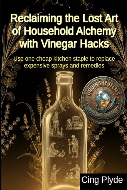 Reclaiming the Lost Art of Household Alchemy with Vinegar Hacks: Use one cheap kitchen staple to replace expensive spray, (Paperback)