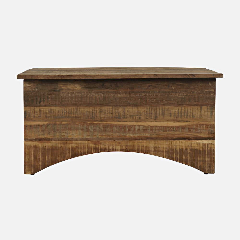 Reclaimed Brown Solid Wood Rustic Storage Chest Cabinet