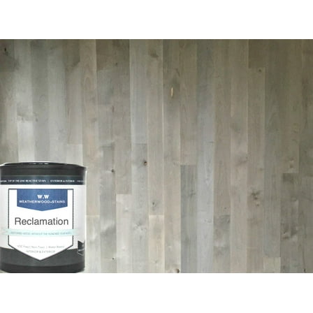 Reclamation Exterior and Interior Transparent Water-Based Reactive Wood Stain, No VOC, by Weatherwood - - Quart (32 Fl. Oz.)