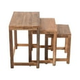 thumbnail image 1 of Reclamation Rustic Reclaimed Solid Wood Three-Piece Nesting Tables, 1 of 6
