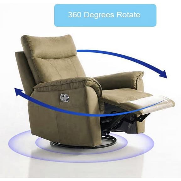 ReclineFix Heavy Duty 25.5" Recliner Chair Swivel Base Replacement with 10" Mounting Plate, 360-Degree Rotating Ring Base for Sofa, Armchair and Furniture Repair