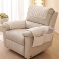 thumbnail image 1 of Recliner Armrest Covers for Recliner Chair with Non-Slip Silicone Backing 25.98 in x 19.69 in Polyester Flannel Plush Sofa Protector, 1 of 6