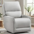 thumbnail image 1 of Recliner Chair 360 Swivel Rocker Recliner Chairs for Adults, Small Recliners for Small Spaces, Upholstered Nursery Chairs with Side Pockets, Glider Rocking Chair for Living Room, Nursery Room, 1 of 7