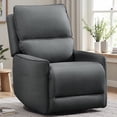 thumbnail image 1 of Recliner Chair 360 Swivel Rocker Recliner Chairs for Adults, Small Recliners for Small Spaces, Upholstered Nursery Chairs with Side Pockets, Glider Rocking Chair for Living Room, Nursery Room, 1 of 14