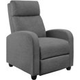 Recliner Chair Adjustable Home Theater Single Fabric Recliner Sofa