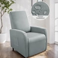 thumbnail image 1 of Recliner Chair Covers 4 Pcs Waterproof Small Recliner Sofa Slipcover Stretch Recliner Slipcover for Lazyboy Recliner Chair with Storage Pocket, 1 of 14