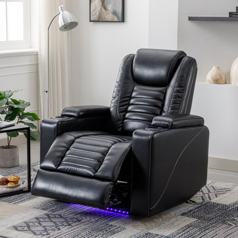 Vineego Massage Sofa Chair,Adjustable Fabric Recliner Home Theater