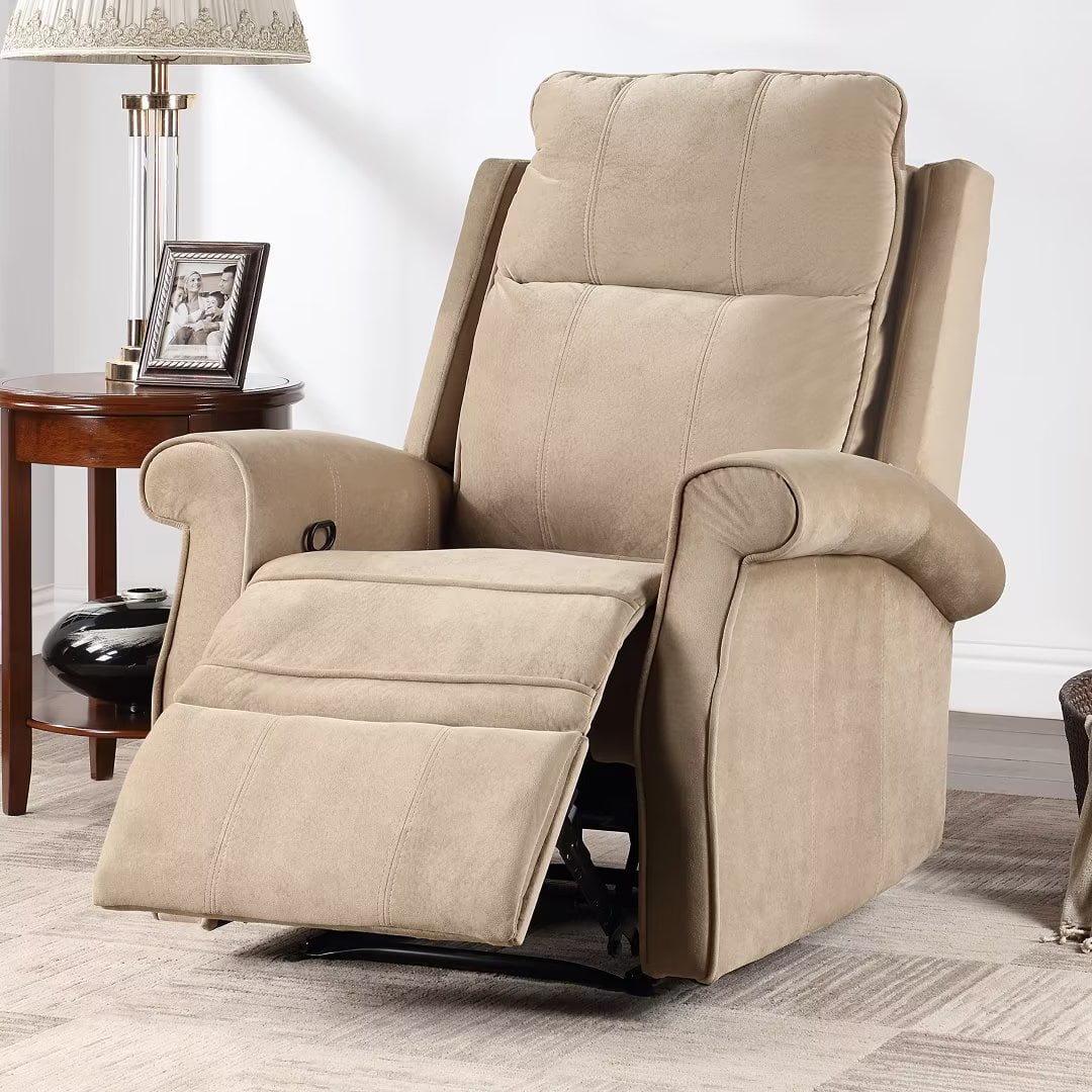 Dropship JST Recliner Chair For Living Room, Adjustable Modern Reclining  Chair, Recliner Sofa With Lumbar Support, Classic And Traditional Recliner  Chair With Comfortable Arms And Back Sofa (Linen Brown) to Sell Online