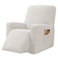 thumbnail image 1 of Recliner Chair Slipcover Protector Washable Sofa Couch Cover Elasticity Stretch Anti-slip Slipcovers Single Seat Sofa Recliner Cove W/ Side Pocket, (29in-36.5in)*(26in-34in)*(24in-33in), 1 of 7