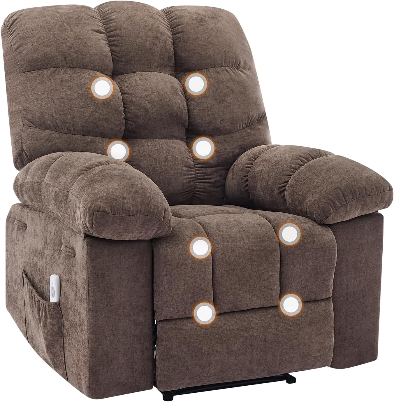 Recliner Chair, Wide Rocker Chair, Rocking Chair with Massage and Heat ...