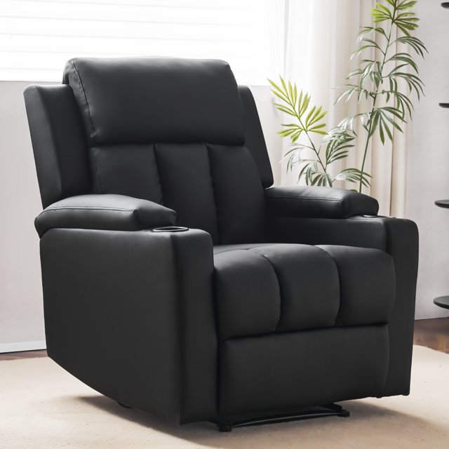 Recliner Chair for Living Room, Classic and Traditional Manual Recliner