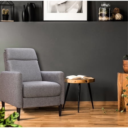 Recliner Chair with Pushback | Relaxing in Home Office | Upholstered Style | Minimizes Posture - related Aches