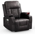 Recliner Chairs for Adults, Massage Rocker with Heated Modern Ergonomic