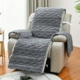 thumbnail image 1 of Recliner Cover, Sofa Slipcover for 1 Seat - Velvet Recliner Chair Cover Plush Recliner Sofa Covers Non-slip Recliner Sofa Covers Sofa Furniture Protector with Elastic Straps on Clearance, 1 of 7