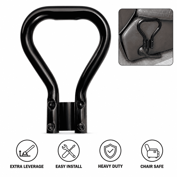 Recliner Handle Extender, Heavy Duty Lever Extension for Reclining Chair, Ergonomic Grip Assist Tool for Easy Operation