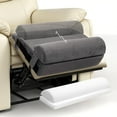 thumbnail image 1 of Recliner Leg Rest Cushion - Recilner Foot Rest Cushion with Removable Semi-Cylinder for Superior Support, Adjustable Foot Pillow for Reclner, Recliner Leg Pillow with 2 Straps, Grey, 1 of 7