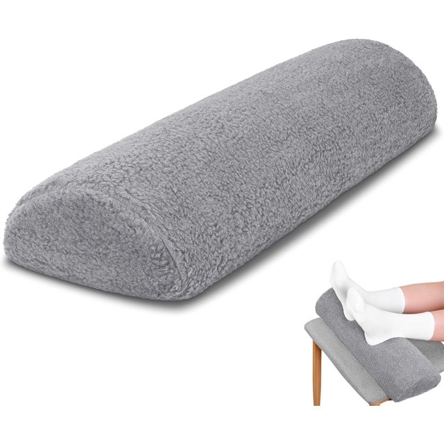 Recliner Leg Rest Cushion Sofa Footrest Pillow with Cover Half Moon