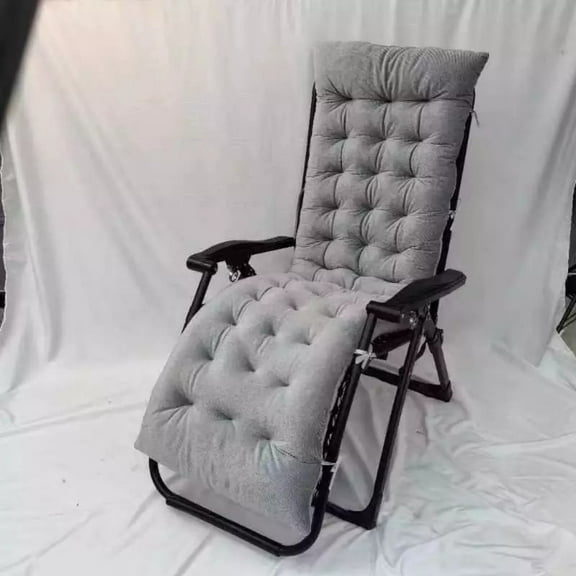 Recliner Mat Lounge Chair Soft Cushion Outdoor Thicken Soft Velvet Bench 51in