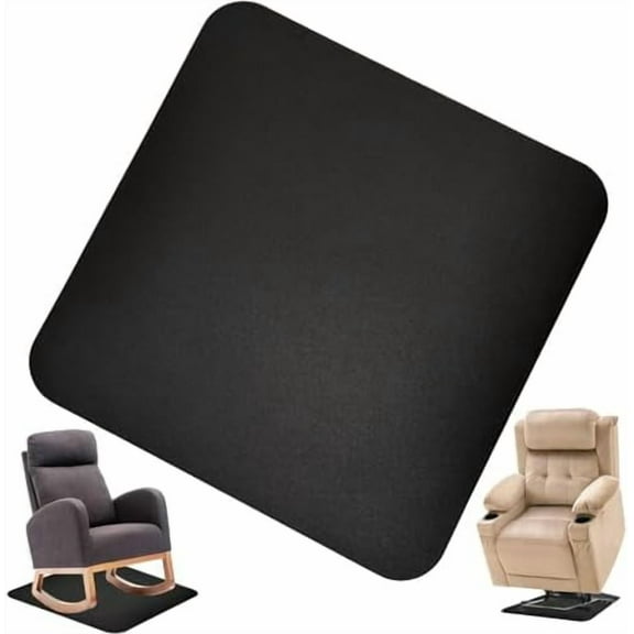 Recliner Pads for Hardwood Floors, Under Recliner Floor Protectors Furniture Pads to Keep Furniture from Sliding, Swivel Chairs Recliner mats for Hardwood Floors Non Slip Recliner Grippers