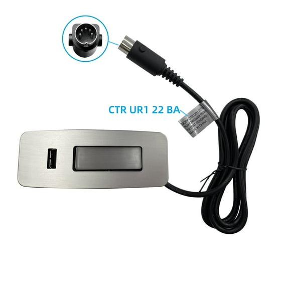 Recliner Raffel Systems 2 Button 5 Pin Silver Switch Control Model CTR UR1 22 BA with USB for Lift Chair