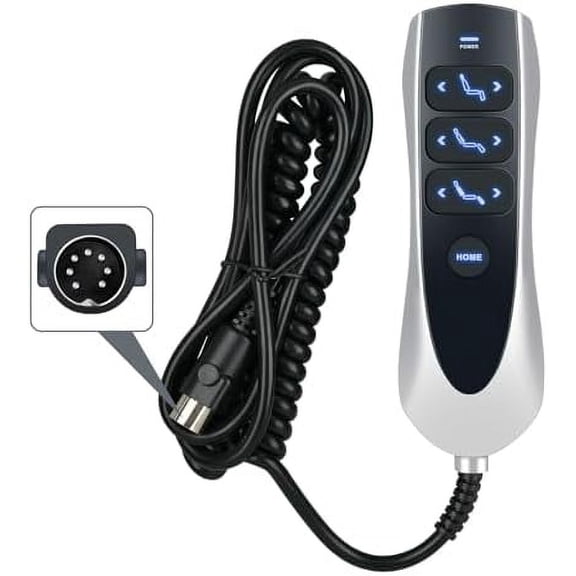Recliner Remote Control Replacement for Uetmulik, 7 Pin Prong 7 Button Remote Backlit Hand Control Handset with USB for Lift Chair or Power Recliner$$Home Decor, Kitchen, & Other