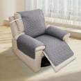 thumbnail image 1 of Recliner Sofa Cover, One-Piece Stretch Slipcover with Non-Slip Elastic Bottom, Soft Furniture Protector for Chair and Pets, Machine Washable, 21.6 x 77.1 Inches, 1 of 7