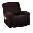 thumbnail image 1 of Recliner Stretch Sofa Slipcover Sofa Cover 1-Pieces Furniture Protector Couch Soft with Side Pocket Elastic Bottom Spandex Jacquard Fabric, 1 of 8