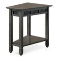 thumbnail image 1 of Recliner Wedge Table in Smoke Gray and Black Slate, 1 of 14