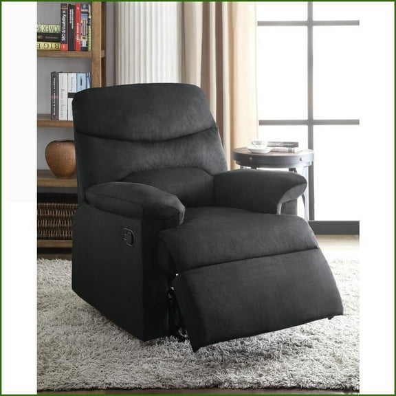 Recliners, Arcadia Modern Motion Recliner | Black | Woven Fabric