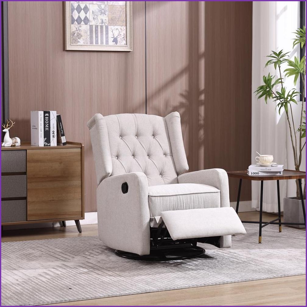Recliners, Modern 360° Swivel Rocking Recliner with 3-Position Recline ...