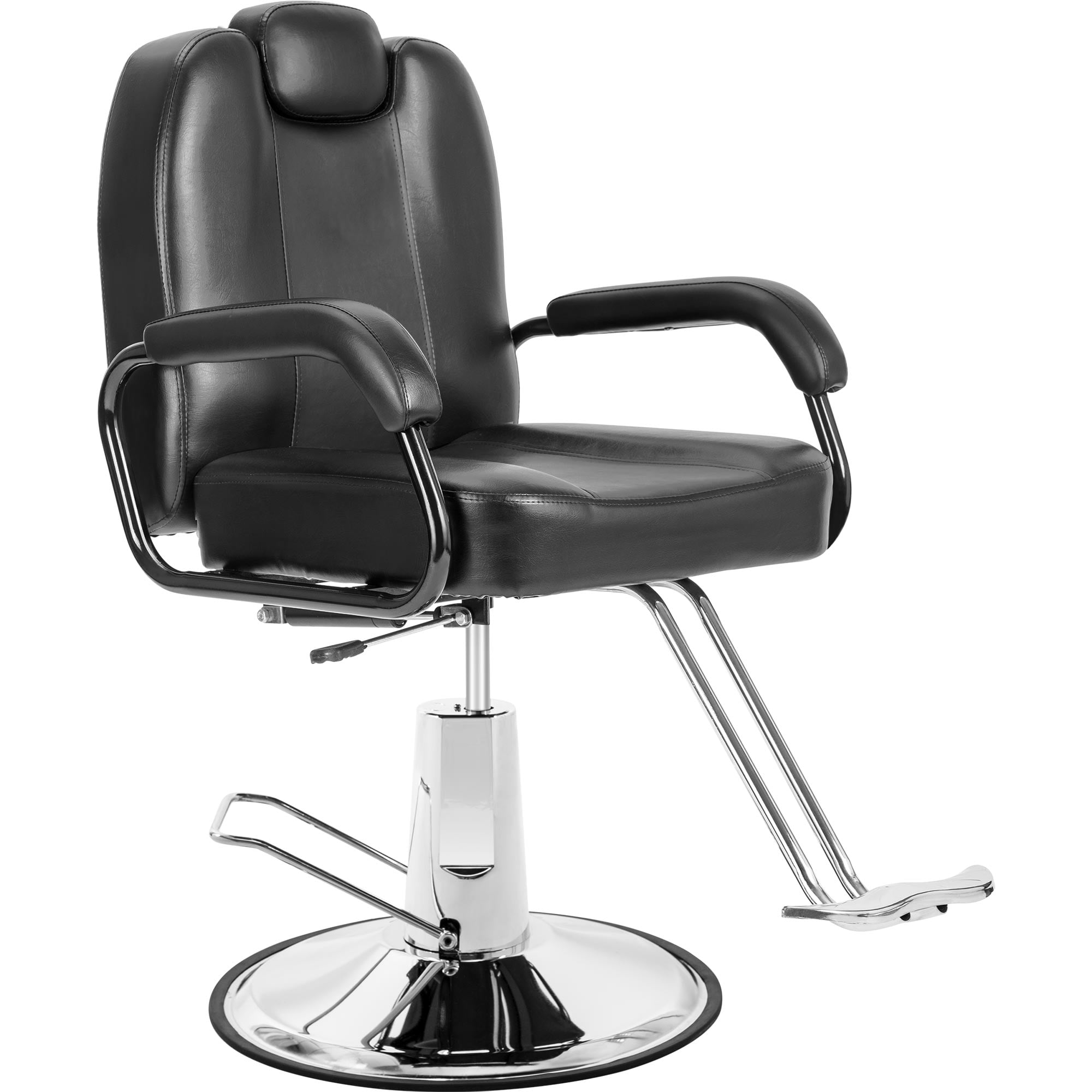 Reclining Barber Chair, Salon Furniture Spa Shampoo Equipment, With